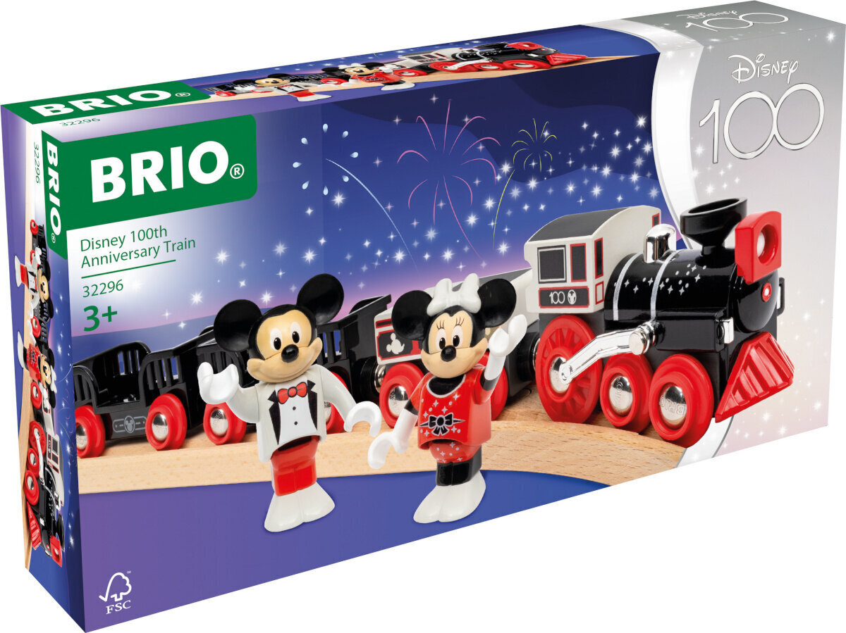 Disney 100-mečio traukinys Brio 32296 hinta ja tiedot | Poikien lelut | hobbyhall.fi