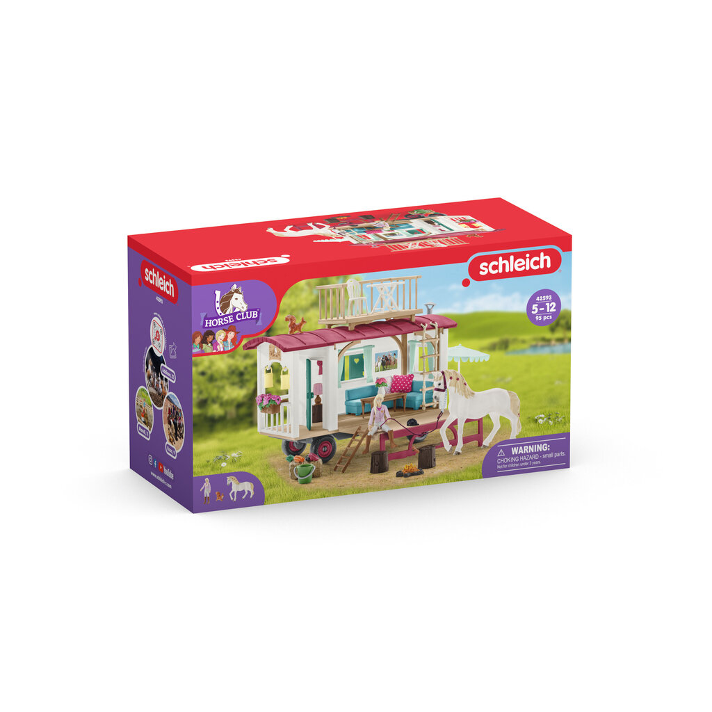 Namelis ant ratų Schleich Horse Club hinta ja tiedot | Tyttöjen lelut | hobbyhall.fi