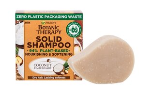 Pala shampoo kuiville hiuksille Garnier Botanic Solid Shampoo Coconut &amp; Macadamia, 60 g hinta ja tiedot | Shampoot | hobbyhall.fi