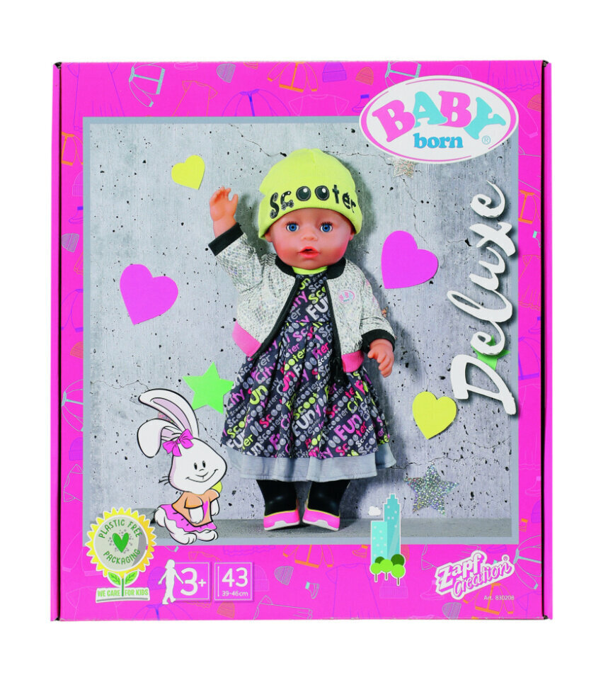 Doll Baby Born City Deluxe -asu hinta ja tiedot | Tyttöjen lelut | hobbyhall.fi