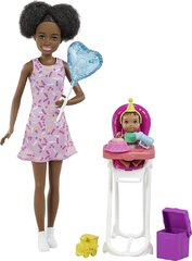 Nanny Barbie -nukke alkuperäisillä tarvikkeilla hinta ja tiedot | Tyttöjen lelut | hobbyhall.fi