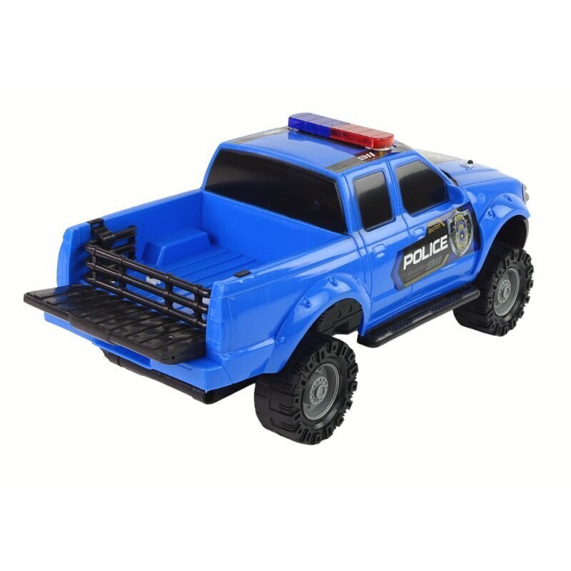 Poliisiauto - pick-up Lean Toys, sininen hinta ja tiedot | Poikien lelut | hobbyhall.fi