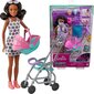 Setti Barbie-nanny-nukke Skipper -rattaat hinta ja tiedot | Tyttöjen lelut | hobbyhall.fi