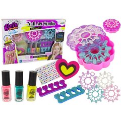 Kynsitaidesetti lapsille Leantoys Little Ladies Nail Art Studio hinta ja tiedot | Tyttöjen lelut | hobbyhall.fi