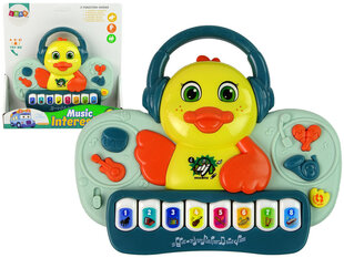 Interaktiivinen Piano Lean Toys: Duck DJ, ääni, instrumentit, melodiat hinta ja tiedot | Vauvan lelut | hobbyhall.fi