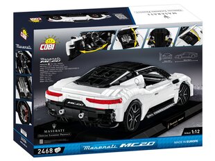 Konstruktorius Cobi Maserati MC20 - Executive Edition, 1/12, 24334 hinta ja tiedot | LEGOT ja rakennuslelut | hobbyhall.fi