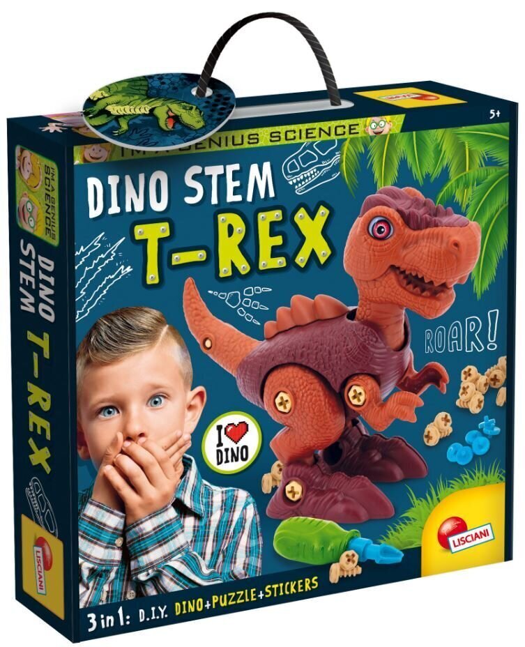 Dinosaur T-REX koottava dinosaurus hinta ja tiedot | Kehittävät lelut | hobbyhall.fi