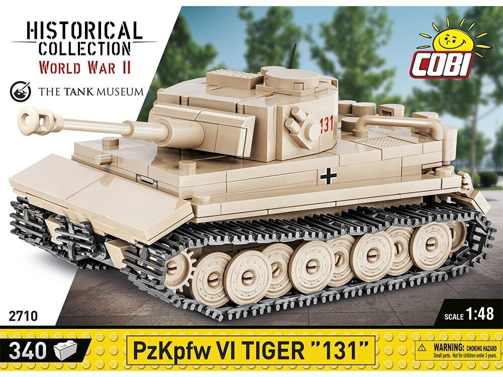 Rakennussetti panssarivaunu Cobi PzKpfw VI Tiger 131, 1/48, 2710 hinta ja tiedot | LEGOT ja rakennuslelut | hobbyhall.fi