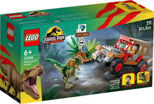 76958 LEGO® Jurassic World Dilophosauruksen väijytys hinta ja tiedot | LEGOT ja rakennuslelut | hobbyhall.fi