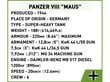 Rakennussetti panssarivaunu Cobi Panzer VIII Maus, 1/28, 2559 hinta ja tiedot | LEGOT ja rakennuslelut | hobbyhall.fi