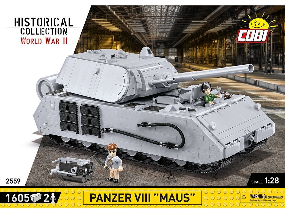 Rakennussetti panssarivaunu Cobi Panzer VIII Maus, 1/28, 2559 hinta ja tiedot | LEGOT ja rakennuslelut | hobbyhall.fi