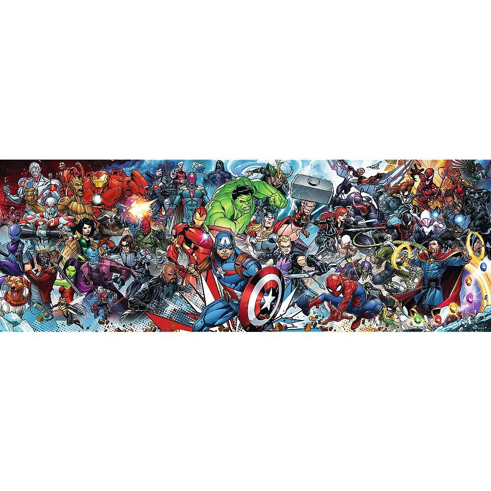 Puzzle 350 panorama universe marvel / *1000kpl hinta ja tiedot | Palapelit | hobbyhall.fi