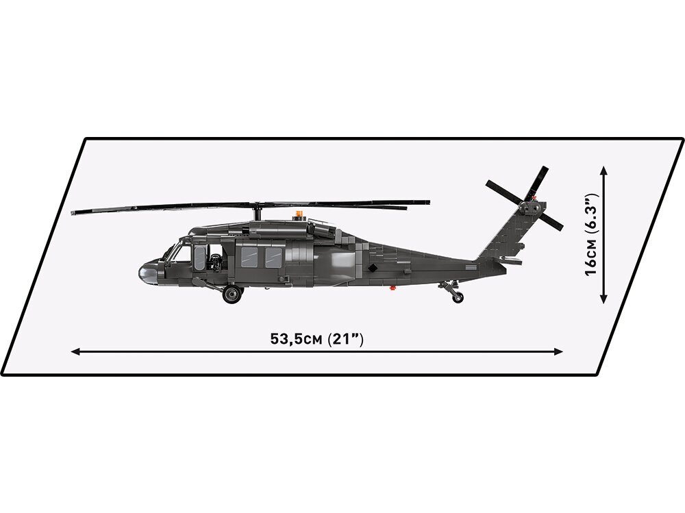 Rakennussetti helikopteri Cobi Sikorsky UH-60 Black Hawk, 1/32, 5817 hinta ja tiedot | LEGOT ja rakennuslelut | hobbyhall.fi