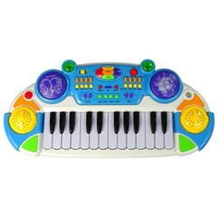 Piano mikrofonilla ja tuolilla, sininen hinta ja tiedot | Kehittävät lelut | hobbyhall.fi