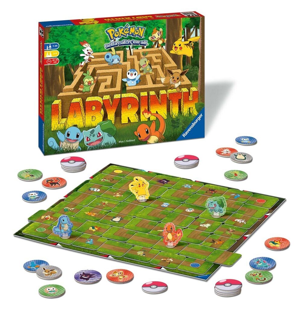 Ravensburger Oeu Pokémon Labyrinth PL/CS/SK/HU/RU 27036 hinta ja tiedot | Lautapelit ja älypelit | hobbyhall.fi