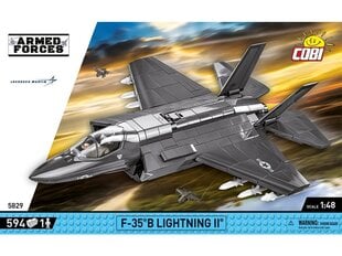 Rakennussetti hävittäjä Cobi F-35B Lightning II USA, 1/48, 5829 hinta ja tiedot | LEGOT ja rakennuslelut | hobbyhall.fi