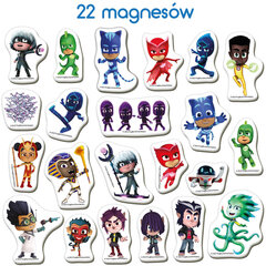 Magneettitarrojen sarja PJ Masks, 22 kpl. hinta ja tiedot | Kehittävät lelut | hobbyhall.fi