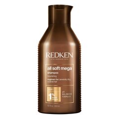 Redken All Soft Mega shampoo 300 ml hinta ja tiedot | Shampoot | hobbyhall.fi