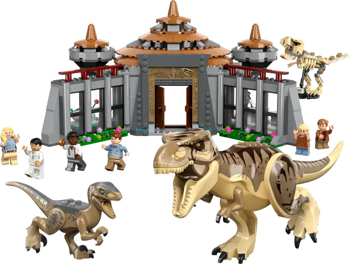 76961 LEGO® Jurassic World Vierailijakeskus: T-rexin ja Raptorin hyökkäys hinta ja tiedot | LEGOT ja rakennuslelut | hobbyhall.fi