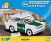 Rakennettava Cobi Cars Trabant 601 Police, 81 osaa hinta ja tiedot | LEGOT ja rakennuslelut | hobbyhall.fi