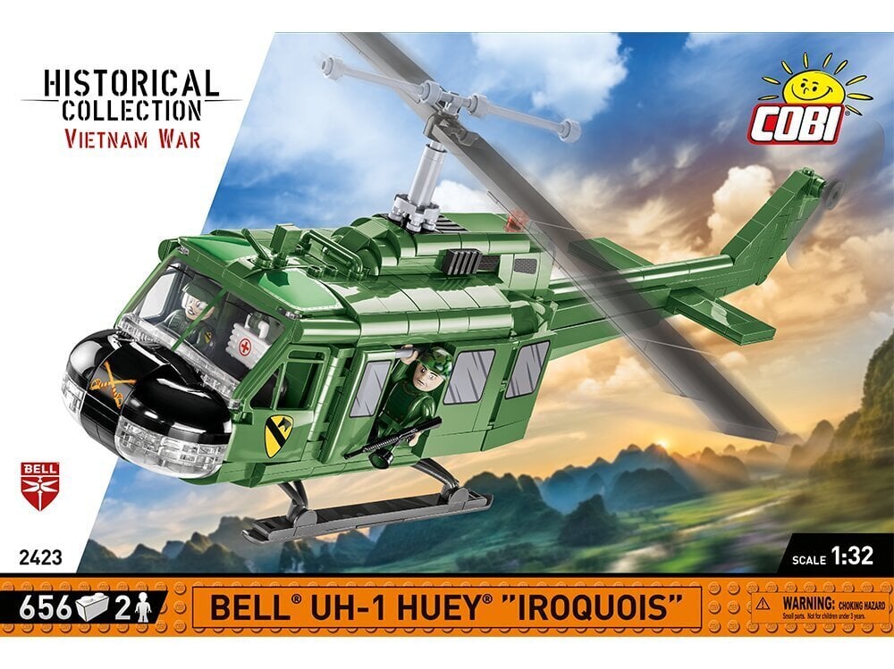 Rakennussetti helikopteri Cobi Bell UH-1 Huey Iroquois, 1/32, 2423 hinta ja tiedot | LEGOT ja rakennuslelut | hobbyhall.fi