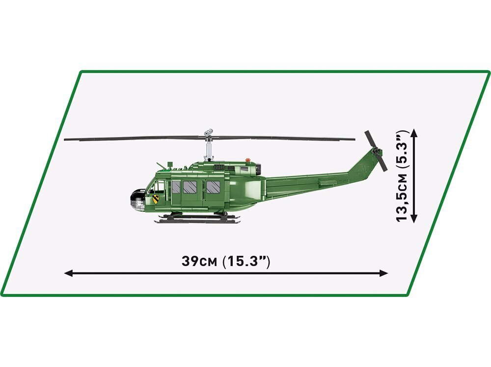 Rakennussetti helikopteri Cobi Bell UH-1 Huey Iroquois, 1/32, 2423 hinta ja tiedot | LEGOT ja rakennuslelut | hobbyhall.fi