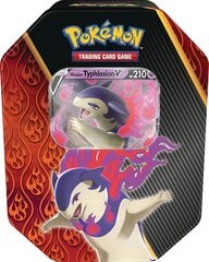 Pokemon TCG - Divergent Powers Summer Tin 2022 - Hisuian Typhlosion V hinta ja tiedot | Lautapelit ja älypelit | hobbyhall.fi