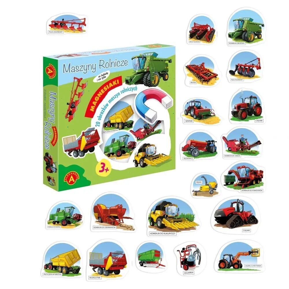 Magneetit Magnesiacs Agricultural Machinery hinta ja tiedot | Kehittävät lelut | hobbyhall.fi