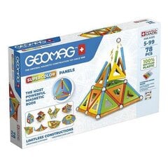 Magneettinen rakennussarja Geomag Supercolor, 78 osaa hinta ja tiedot | Geomag Lapset | hobbyhall.fi