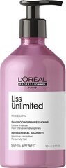 Shampoo kurittomille hiuksille L'Oreal Professionnel Liss Unlimited Shampoo 500ml hinta ja tiedot | Shampoot | hobbyhall.fi