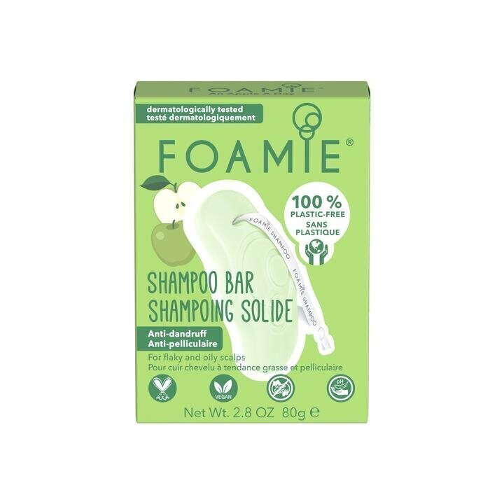 Hilseen vastainen shampoo Foamie An Apple A Day, 80 g hinta ja tiedot | Shampoot | hobbyhall.fi