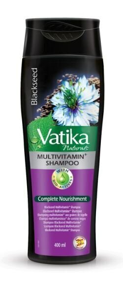 Dabur Vatika MutiVit Blackseed shampoo, 400 ml hinta ja tiedot | Shampoot | hobbyhall.fi