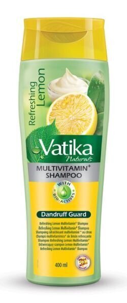 Dabur Vatika MultiVit shampoo sitruuna, 400 ml. hinta ja tiedot | Shampoot | hobbyhall.fi