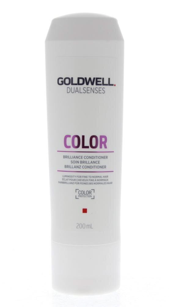 Hoitoaine värjätyille hiuksille Goldwell Dualsenses Color Brilliance Conditioner 200ml hinta ja tiedot | Hoitoaineet | hobbyhall.fi