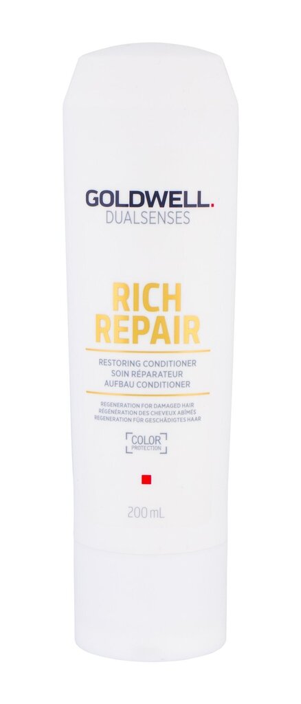 Hoitoaine kuiville ja vaurioituneille hiuksille Goldwell Dualsenses Rich Repair 200 ml hinta ja tiedot | Hoitoaineet | hobbyhall.fi