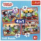 Pulmasetti Trefl Tuomas Veturi, 4 in 1 hinta ja tiedot | Palapelit | hobbyhall.fi