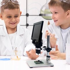 Digitaalinen mikroskooppi näytöllä hinta ja tiedot | Mikroskoopit ja teleskoopit | hobbyhall.fi