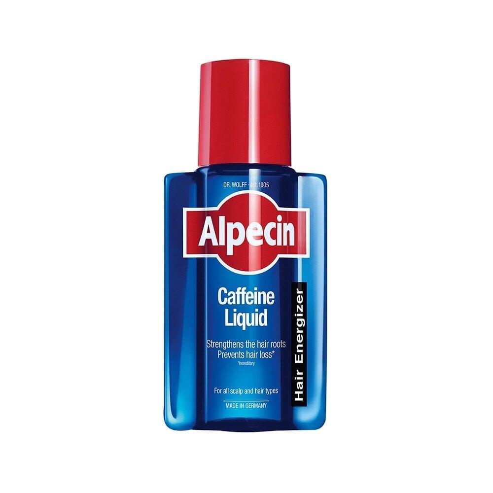 Alpecin Caffeine Liquid Hair Energizer hiusseerumi miehelle 200 ml hinta ja tiedot | Hoitoaineet | hobbyhall.fi