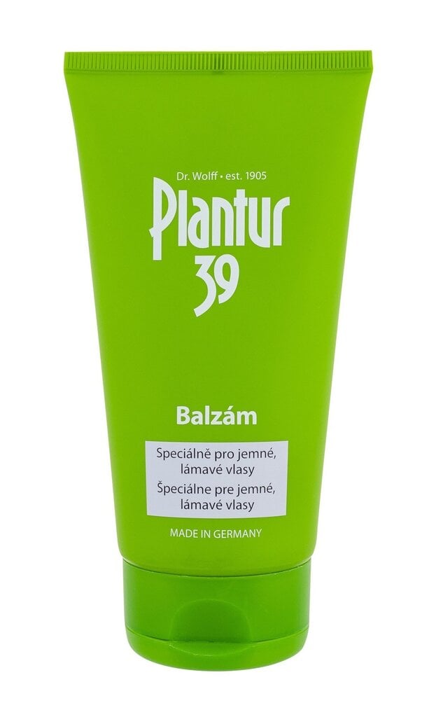 Plantur 39 Phyto-Coffein Fine Hair Balm hiusbalsami 150 ml hinta ja tiedot | Hoitoaineet | hobbyhall.fi