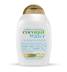 Kosteuttava hiustenhoitoaine Organix Coconut Water 385 ml hinta ja tiedot | Hoitoaineet | hobbyhall.fi