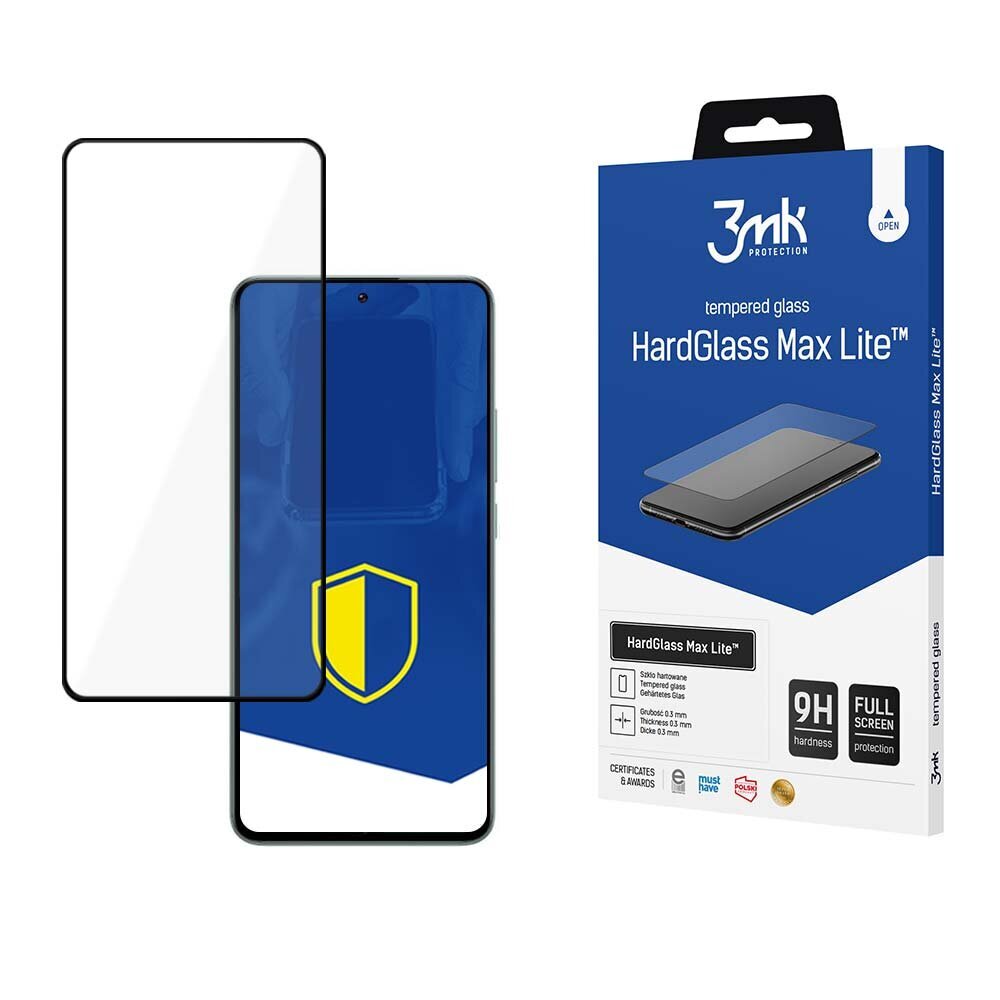 Xiaomi 13T - 3mk HardGlass Max Lite™ screen protector hinta ja tiedot | Näytönsuojakalvot ja -lasit | hobbyhall.fi