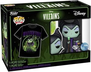 Hahmo Funko POP! Disney Villains Maleficent + T-shirt Exclusive hinta ja tiedot | Poikien lelut | hobbyhall.fi