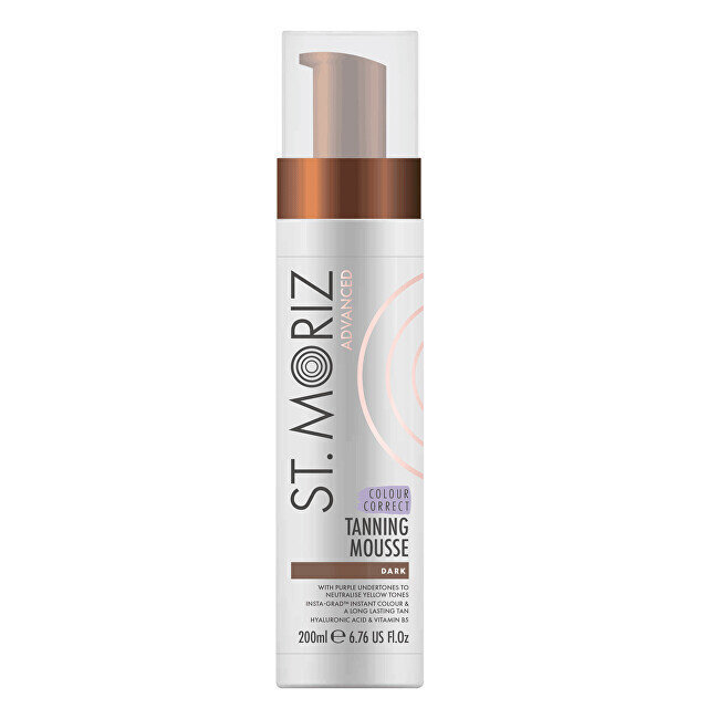 Itseruskettava vaahto St. Moriz Colour Correct Dark, 200 ml hinta ja tiedot | Itseruskettavat voiteet | hobbyhall.fi