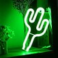 Led Neon Lamppu, Kaktus hinta ja tiedot | Pöytävalaisimet | hobbyhall.fi