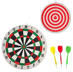 Kaksipuolinen tikkataulu 30 cm hinta ja tiedot | Darts | hobbyhall.fi