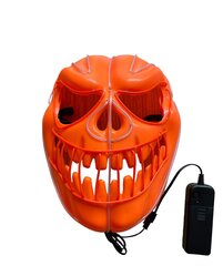 Valoisa Halloween-naamio, oranssi hinta ja tiedot | Naamiaisasut | hobbyhall.fi