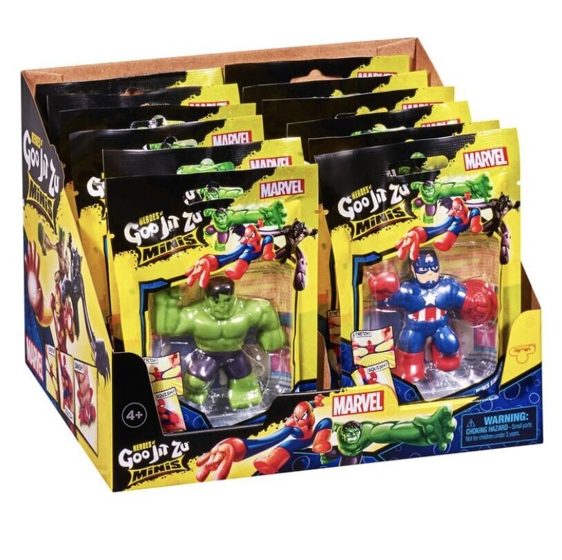 Figuuri Goo Jit Zu Heroes Of Mini Marvel W5, 1 kpl. hinta ja tiedot | Poikien lelut | hobbyhall.fi