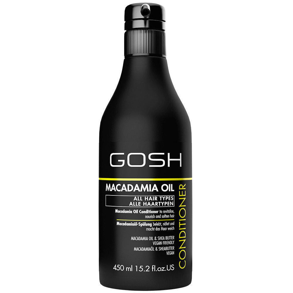 Hoitoaine GOSH Macadamia 450 ml hinta ja tiedot | Hoitoaineet | hobbyhall.fi