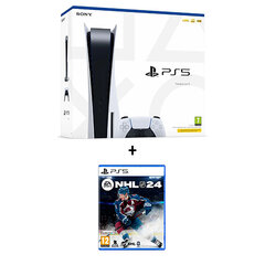 PlayStation 5 Blu-Ray + NHL 24 PS5 hinta ja tiedot | Pelikonsolit | hobbyhall.fi