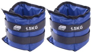 EB Fit -käsi- ja jalkapainot 2x1,5 kg hinta ja tiedot | Käsipainot, kahvakuulat ja voimaharjoittelu | hobbyhall.fi